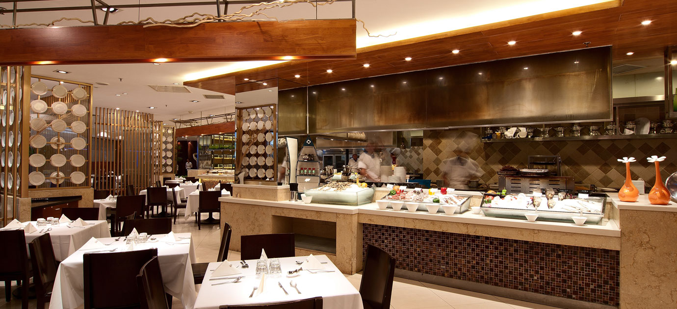 高端西式自助餐廳裝修設計-第4張圖片-上海古都建筑設計集團 高端西式自助餐廳裝修設計-第4張圖片-上海古都建筑設計集團