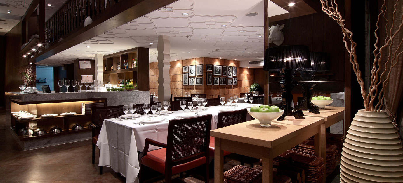 高端西式自助餐廳裝修設計-第2張圖片-上海古都建筑設計集團 高端西式自助餐廳裝修設計-第2張圖片-上海古都建筑設計集團