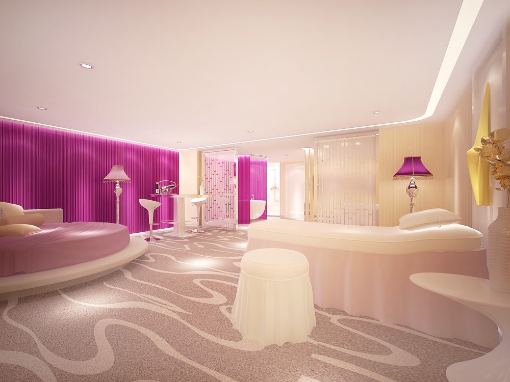 現代時尚風格美容院裝修設計-第2張圖片-上海古都建筑設計集團 現代時尚風格美容院裝修設計-第2張圖片-上海古都建筑設計集團