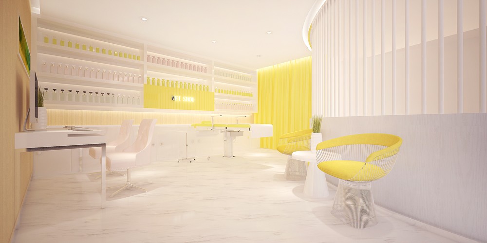 現代時尚風格美容院裝修設計-第3張圖片-上海古都建筑設計集團 現代時尚風格美容院裝修設計-第3張圖片-上海古都建筑設計集團