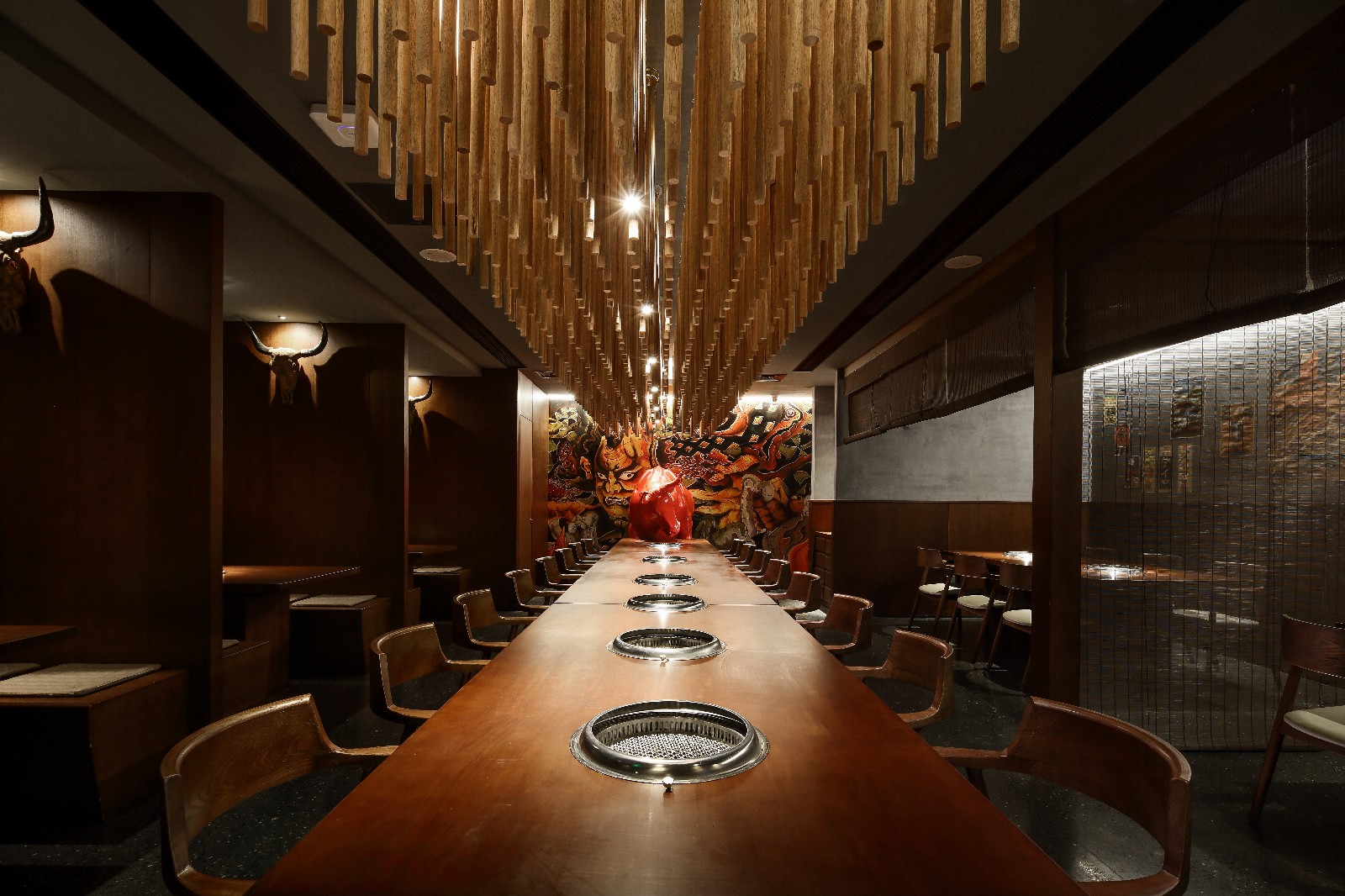 高檔古典火鍋店裝修設(shè)計-第1張圖片-上海古都建筑設(shè)計集團(tuán) 高檔古典火鍋店裝修設(shè)計-第1張圖片-上海古都建筑設(shè)計集團(tuán)