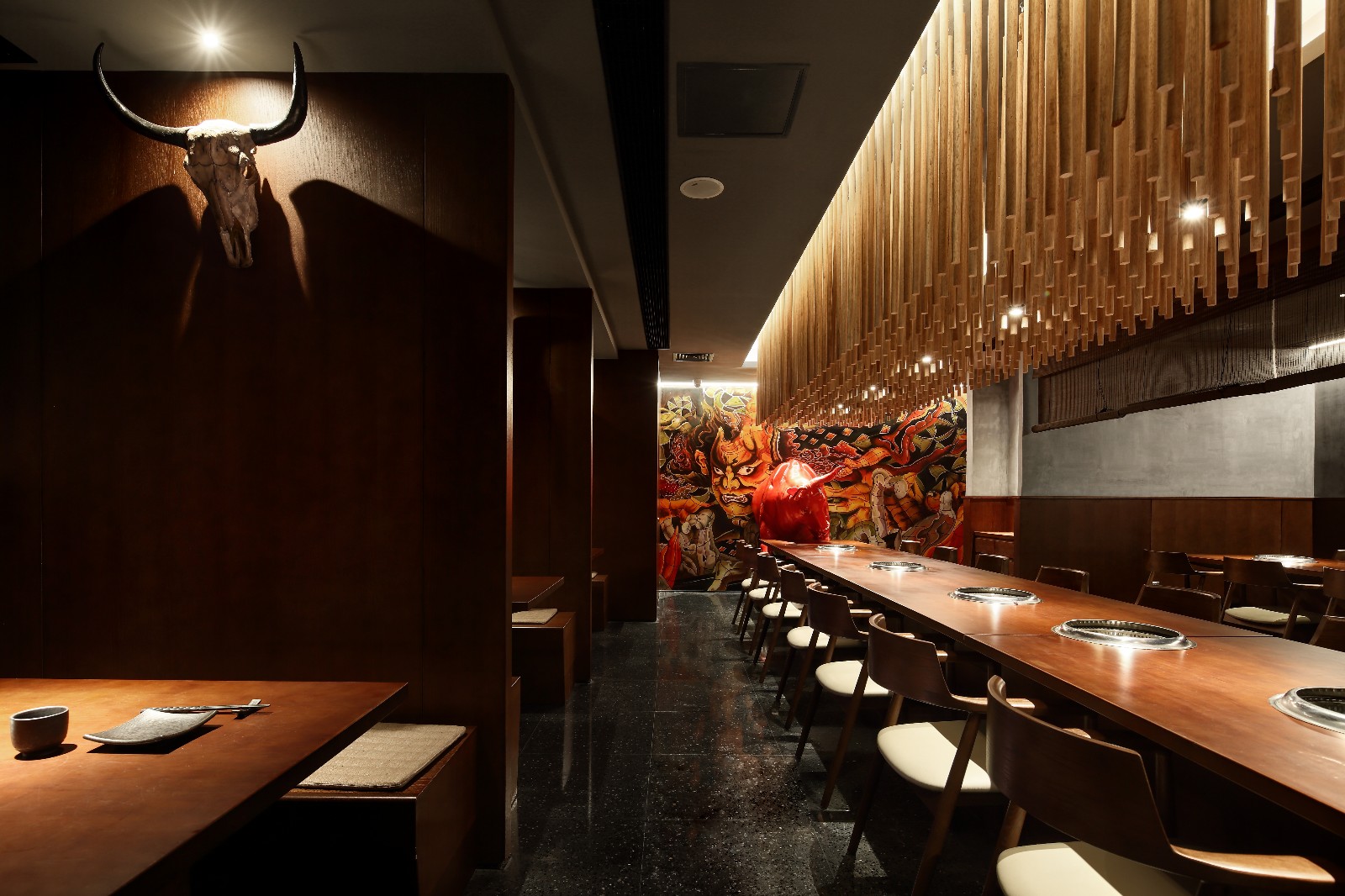 高檔古典火鍋店裝修設(shè)計-第5張圖片-上海古都建筑設(shè)計集團(tuán) 高檔古典火鍋店裝修設(shè)計-第5張圖片-上海古都建筑設(shè)計集團(tuán)