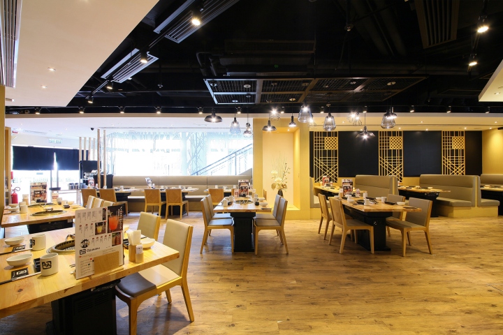簡約日式燒烤店裝修設計-第4張圖片-上海古都建筑設計集團 簡約日式燒烤店裝修設計-第4張圖片-上海古都建筑設計集團