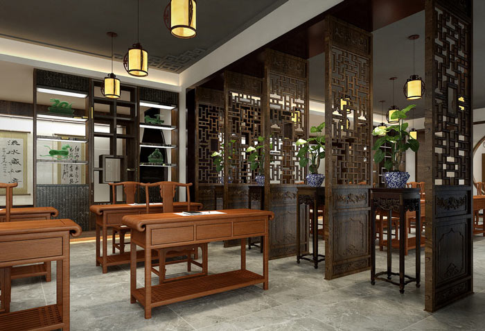 漢字書法培訓機構裝修設計-第5張圖片-上海古都建筑設計集團 漢字書法培訓機構裝修設計-第5張圖片-上海古都建筑設計集團