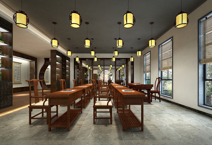 漢字書法培訓機構裝修設計-第1張圖片-上海古都建筑設計集團 漢字書法培訓機構裝修設計-第1張圖片-上海古都建筑設計集團