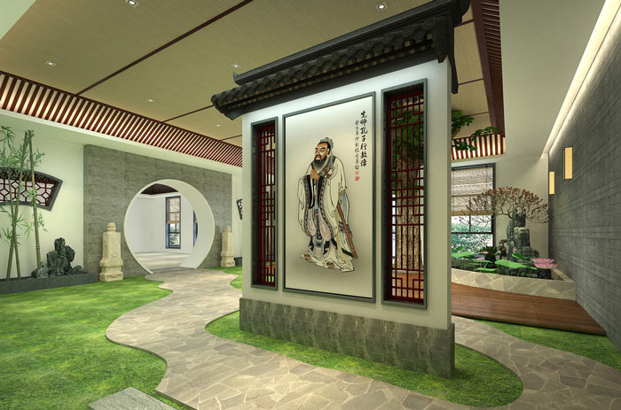 漢字書法培訓機構裝修設計-第2張圖片-上海古都建筑設計集團 漢字書法培訓機構裝修設計-第2張圖片-上海古都建筑設計集團