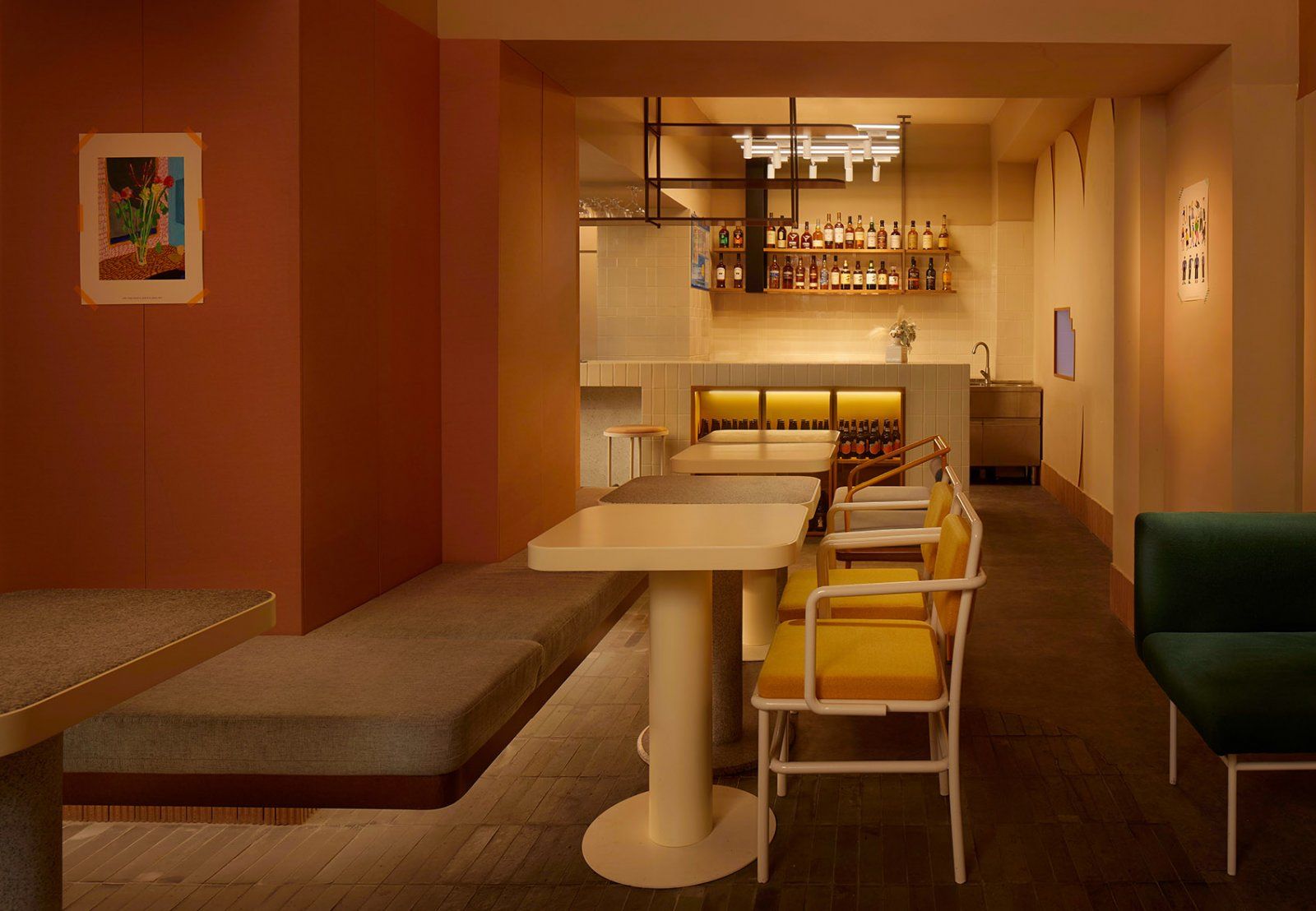 簡約清新餐飲店裝修設計-第3張圖片-上海古都建筑設計集團 簡約清新餐飲店裝修設計-第3張圖片-上海古都建筑設計集團