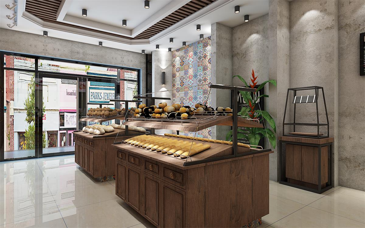 西式精品面包店裝修設計-第3張圖片-上海古都建筑設計集團 西式精品面包店裝修設計-第3張圖片-上海古都建筑設計集團