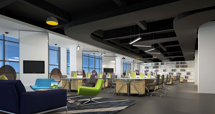 跨境電商公司辦公室裝修設計-第1張圖片-上海古都建筑設計集團 跨境電商公司辦公室裝修設計-第1張圖片-上海古都建筑設計集團