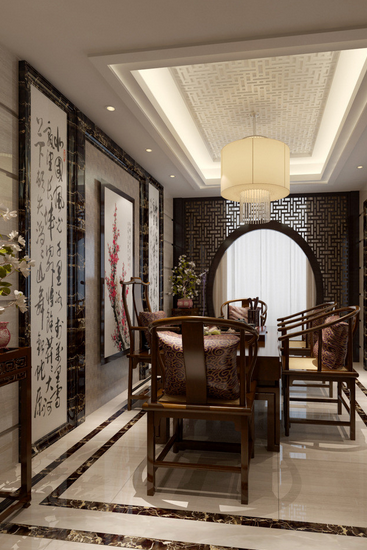 小型茶樓設計裝修效果-第3張圖片-上海古都建筑設計集團 小型茶樓設計裝修效果-第3張圖片-上海古都建筑設計集團