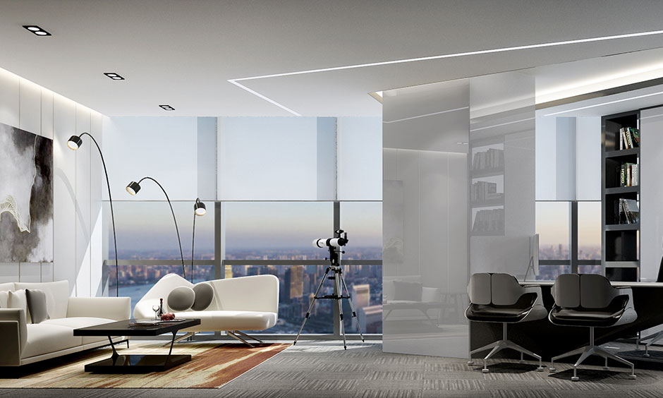 高新科技風格辦公室裝修設計-第3張圖片-上海古都建筑設計集團 高新科技風格辦公室裝修設計-第3張圖片-上海古都建筑設計集團