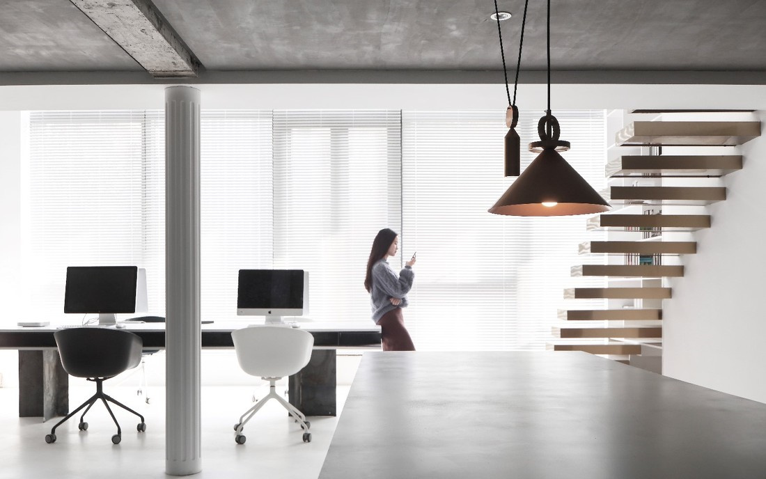 工業建筑風格辦公室裝修設計效果圖-第3張圖片-上海古都建筑設計集團 工業建筑風格辦公室裝修設計效果圖-第3張圖片-上海古都建筑設計集團