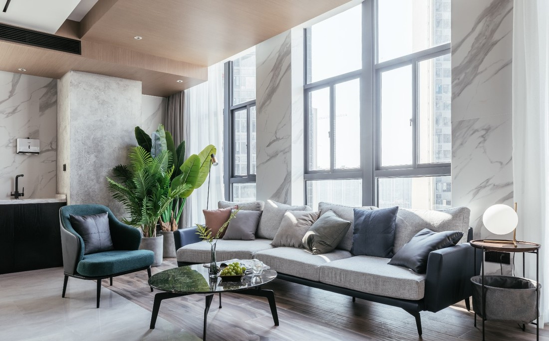 輕奢休閑風(fēng)格辦公室裝修設(shè)計(jì)-第4張圖片-上海古都建筑設(shè)計(jì)集團(tuán) 輕奢休閑風(fēng)格辦公室裝修設(shè)計(jì)-第4張圖片-上海古都建筑設(shè)計(jì)集團(tuán)