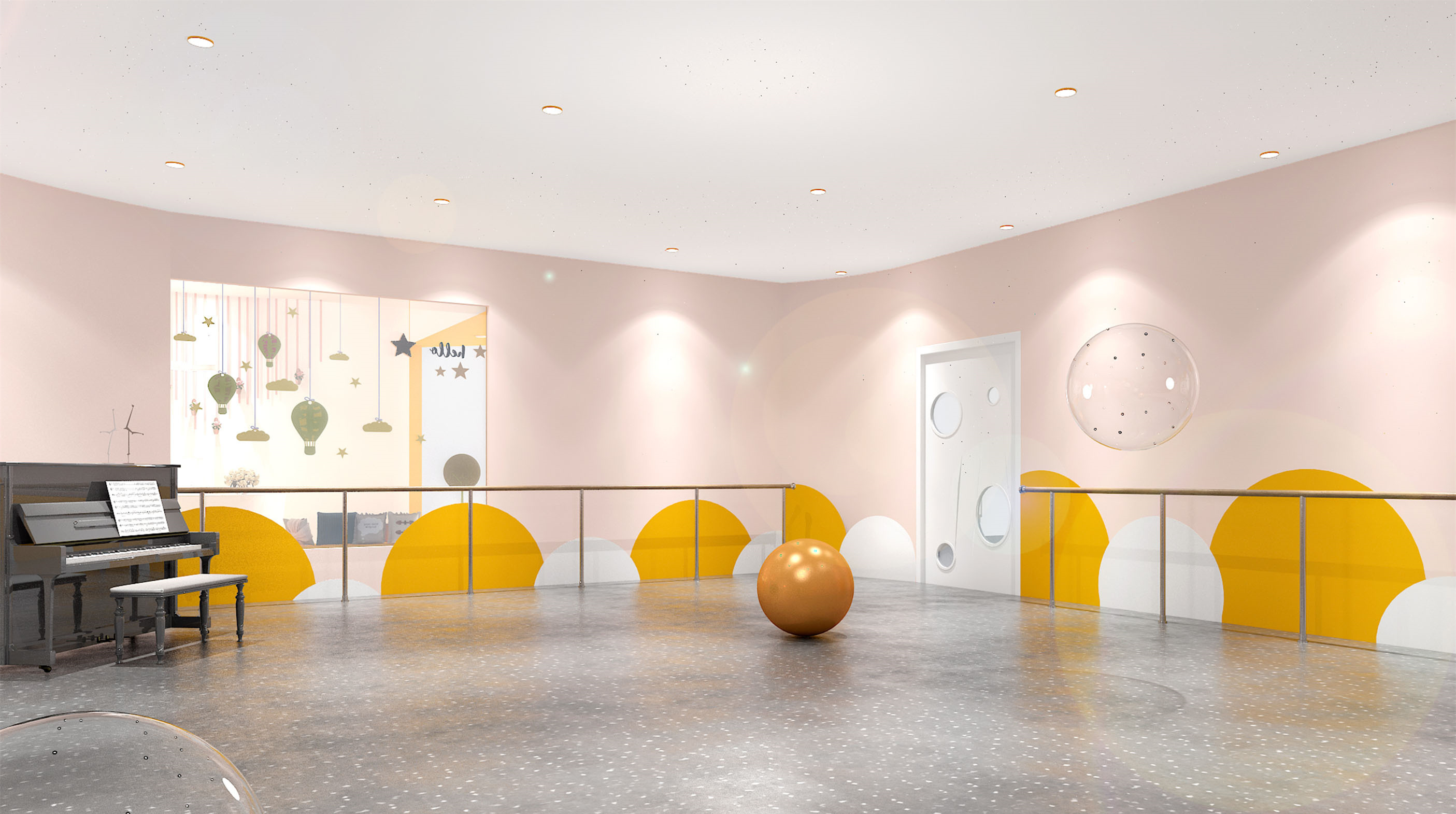 舞蹈培訓中心裝修設計-第2張圖片-上海古都建筑設計集團 舞蹈培訓中心裝修設計-第2張圖片-上海古都建筑設計集團