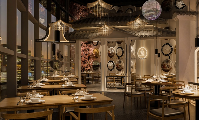 復古中式餐廳裝修設計-第4張圖片-上海古都建筑設計集團 復古中式餐廳裝修設計-第4張圖片-上海古都建筑設計集團