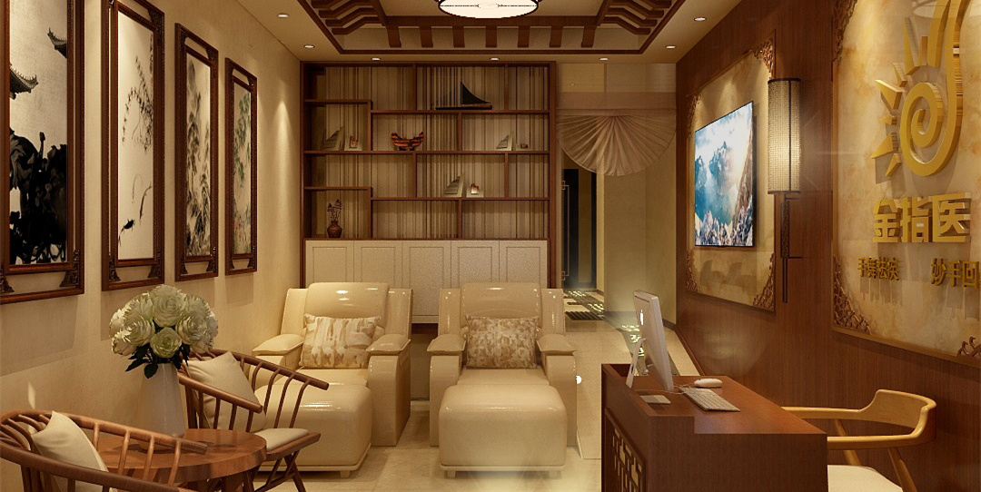 古典按摩店裝修設計-第3張圖片-上海古都建筑設計集團 古典按摩店裝修設計-第3張圖片-上海古都建筑設計集團