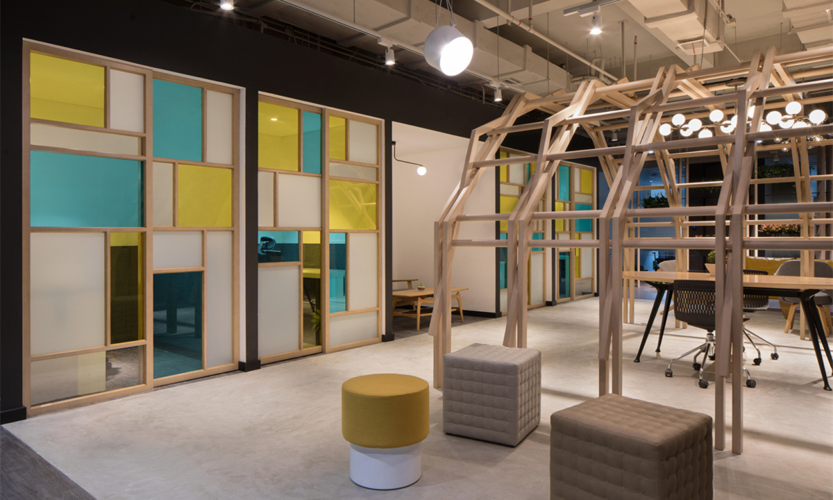 科技時尚風格辦公室裝修設計-第4張圖片-上海古都建筑設計集團 科技時尚風格辦公室裝修設計-第4張圖片-上海古都建筑設計集團