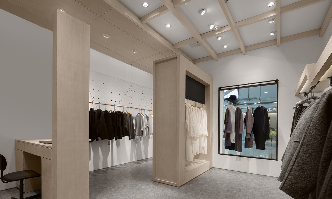 時尚簡約服裝店裝修設計-第3張圖片-上海古都建筑設計集團 時尚簡約服裝店裝修設計-第3張圖片-上海古都建筑設計集團