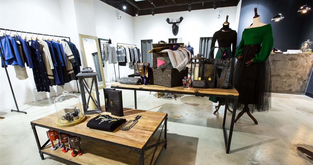 時尚工業風女裝店裝修設計-第4張圖片-上海古都建筑設計集團 時尚工業風女裝店裝修設計-第4張圖片-上海古都建筑設計集團