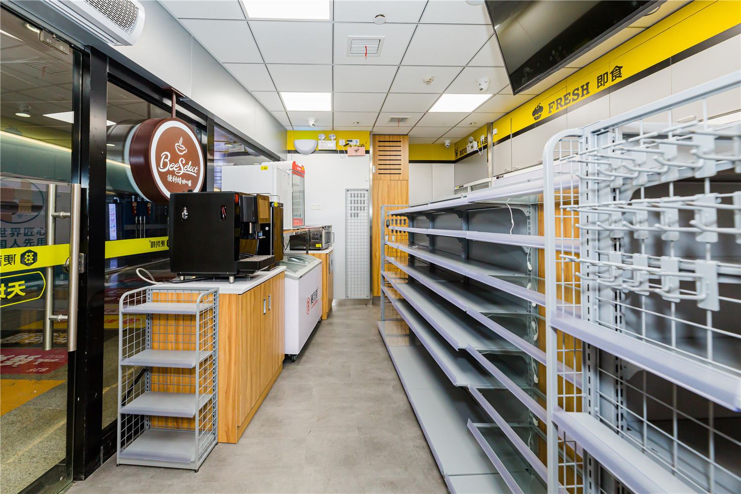 簡約連鎖便利店裝修設計-第3張圖片-上海古都建筑設計集團 簡約連鎖便利店裝修設計-第3張圖片-上海古都建筑設計集團