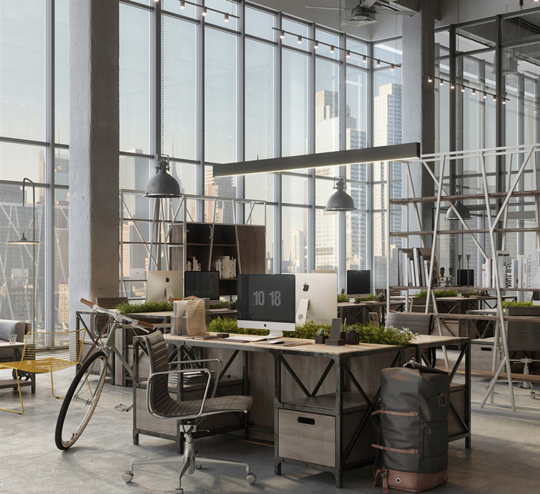 上海松江辦公室裝修6000平工業風辦公室-第2張圖片-上海古都建筑設計集團 上海松江辦公室裝修6000平工業風辦公室-第2張圖片-上海古都建筑設計集團