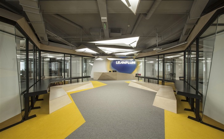 550平方米時尚混搭辦公室裝修設計-第1張圖片-上海古都建筑設計集團 550平方米時尚混搭辦公室裝修設計-第1張圖片-上海古都建筑設計集團