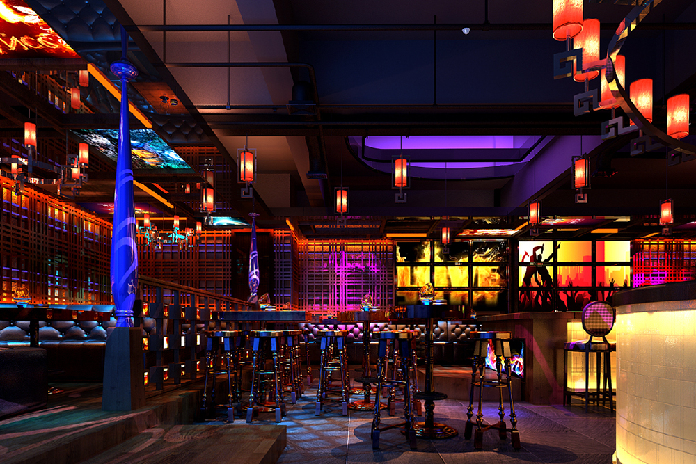 時尚潮流酒吧裝修設計風格-第1張圖片-上海古都建筑設計集團 時尚潮流酒吧裝修設計風格-第1張圖片-上海古都建筑設計集團