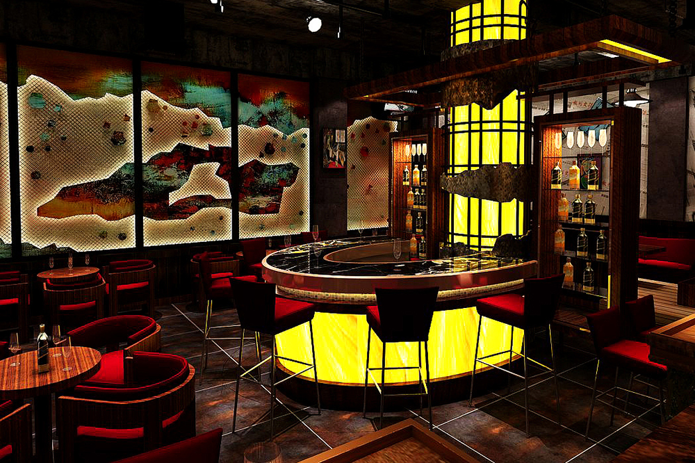 時尚潮流酒吧裝修設計風格-第4張圖片-上海古都建筑設計集團 時尚潮流酒吧裝修設計風格-第4張圖片-上海古都建筑設計集團
