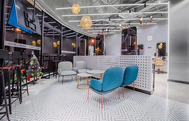 松江180平米美容美發店設計裝潢-第3張圖片-上海古都建筑設計集團 松江180平米美容美發店設計裝潢-第3張圖片-上海古都建筑設計集團