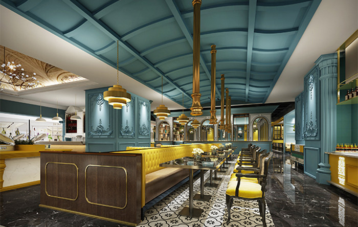 530平米網紅餐廳設計方案-第3張圖片-上海古都建筑設計集團 530平米網紅餐廳設計方案-第3張圖片-上海古都建筑設計集團