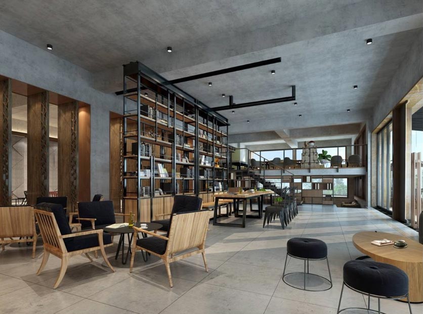 閔行咖啡廳設計裝潢效果展示-第1張圖片-上海古都建筑設計集團 閔行咖啡廳設計裝潢效果展示-第1張圖片-上海古都建筑設計集團