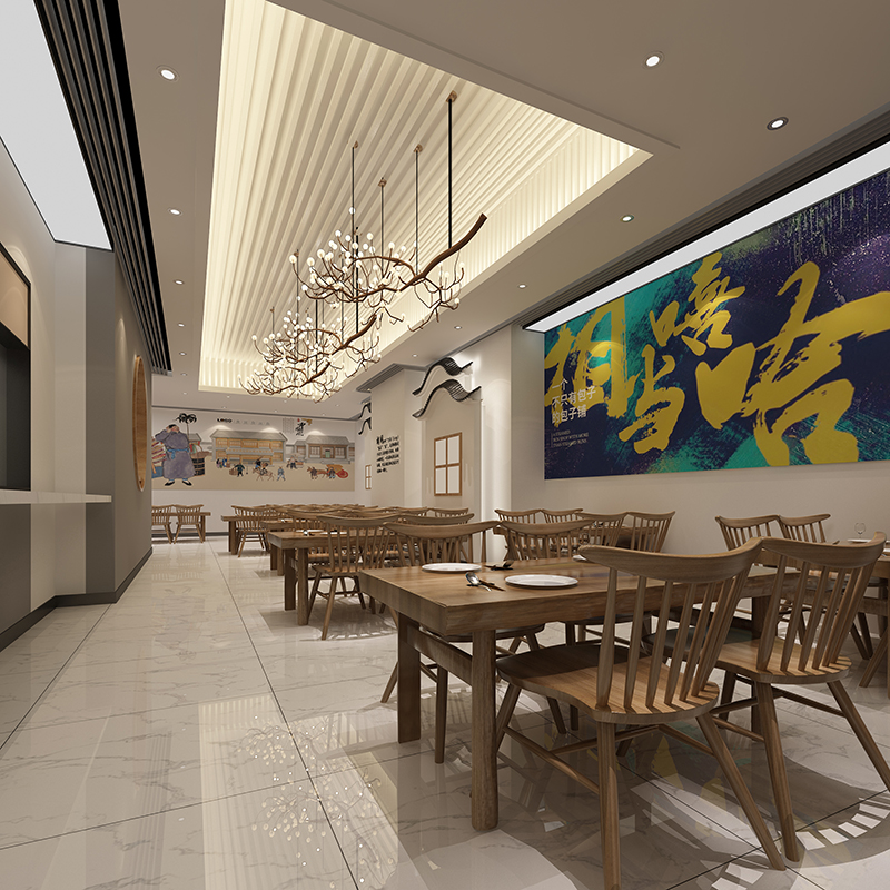 中式風格包子鋪裝修設計效果-第3張圖片-上海古都建筑設計集團 中式風格包子鋪裝修設計效果-第3張圖片-上海古都建筑設計集團