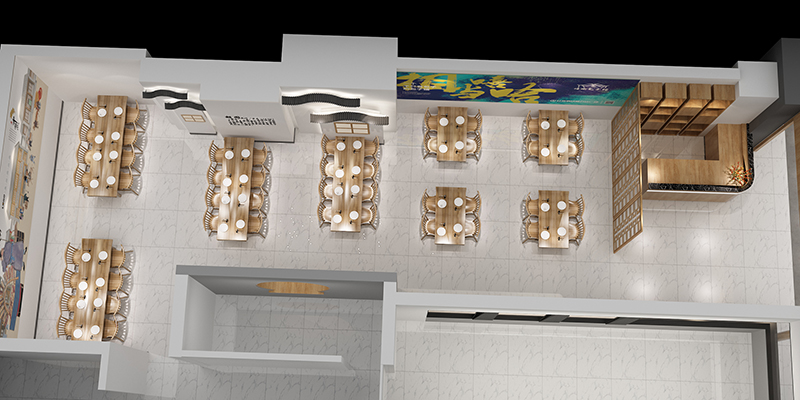 中式風格包子鋪裝修設計效果-第4張圖片-上海古都建筑設計集團 中式風格包子鋪裝修設計效果-第4張圖片-上海古都建筑設計集團