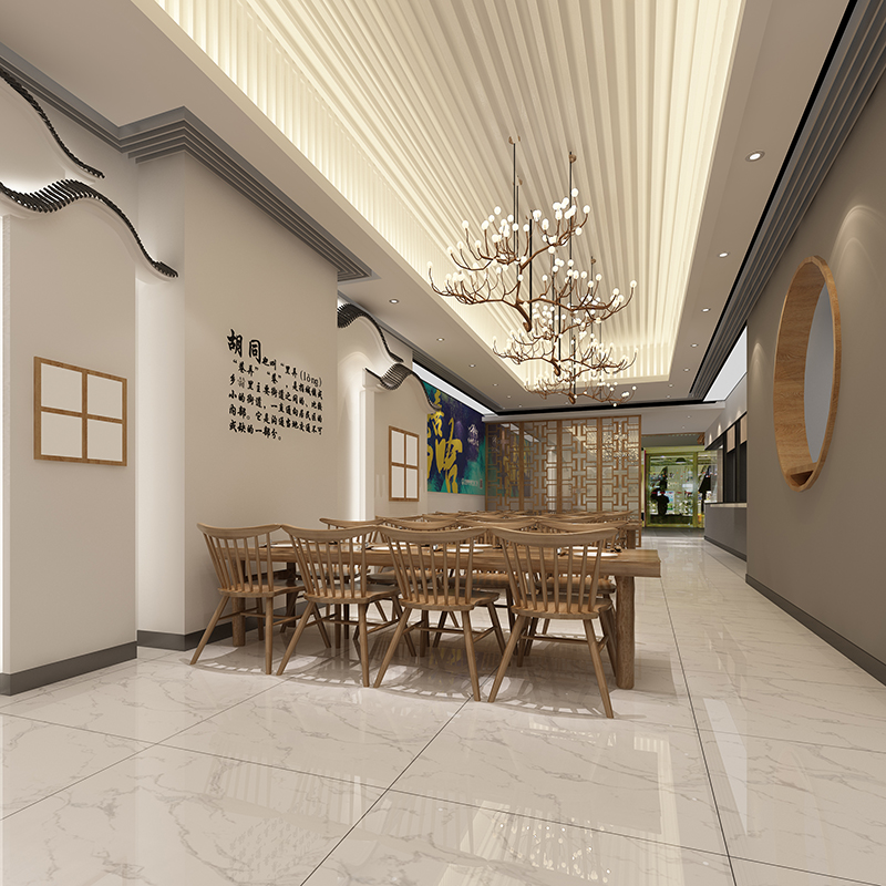 中式風格包子鋪裝修設計效果-第6張圖片-上海古都建筑設計集團 中式風格包子鋪裝修設計效果-第6張圖片-上海古都建筑設計集團