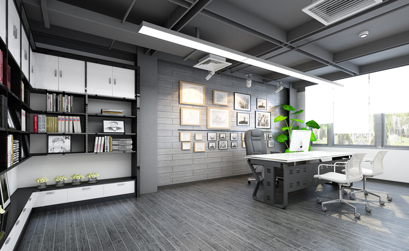 310平米工業風格辦公室設計布局-第3張圖片-上海古都建筑設計集團 310平米工業風格辦公室設計布局-第3張圖片-上海古都建筑設計集團