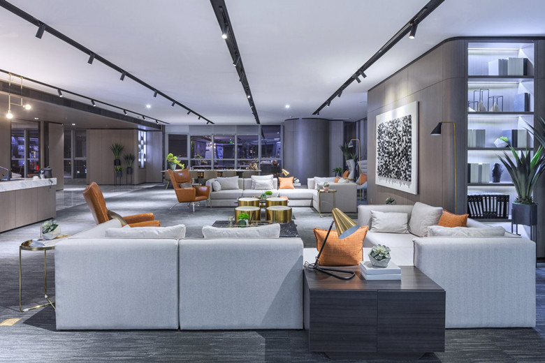 6000平智能科技公司辦公室裝潢設計-第7張圖片-上海古都建筑設計集團 6000平智能科技公司辦公室裝潢設計-第7張圖片-上海古都建筑設計集團