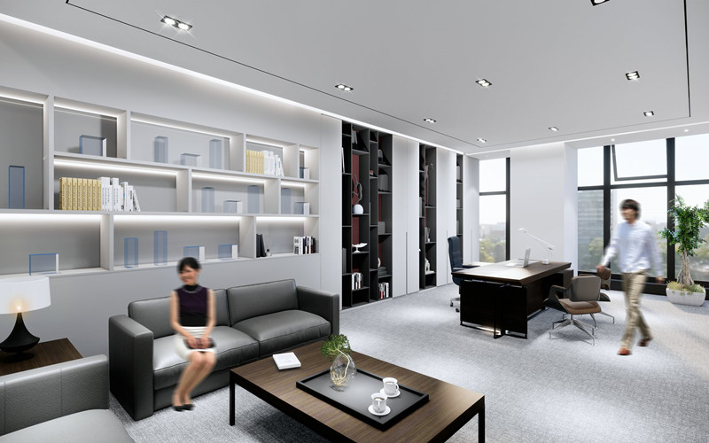 光電公司總部辦公室設計裝修項目-第6張圖片-上海古都建筑設計集團 光電公司總部辦公室設計裝修項目-第6張圖片-上海古都建筑設計集團