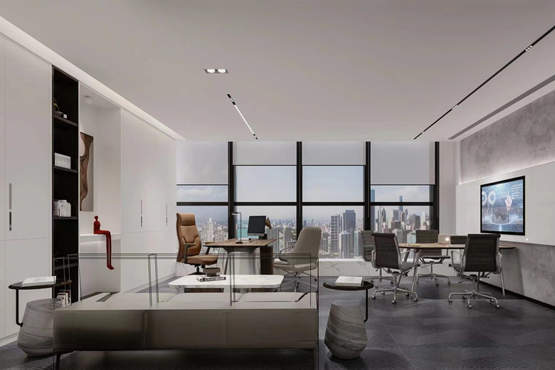 1100平現代風格科技公司辦公空間設計-第2張圖片-上海古都建筑設計集團 1100平現代風格科技公司辦公空間設計-第2張圖片-上海古都建筑設計集團