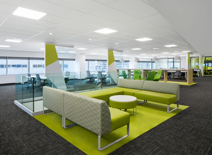 4100平米極簡而凝練的辦公空間設計布局圖-第1張圖片-上海古都建筑設計集團 4100平米極簡而凝練的辦公空間設計布局圖-第1張圖片-上海古都建筑設計集團