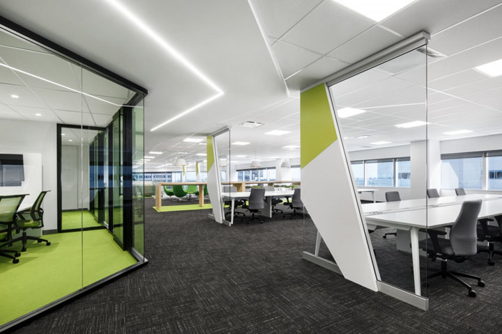 4100平米極簡而凝練的辦公空間設計布局圖-第2張圖片-上海古都建筑設計集團 4100平米極簡而凝練的辦公空間設計布局圖-第2張圖片-上海古都建筑設計集團