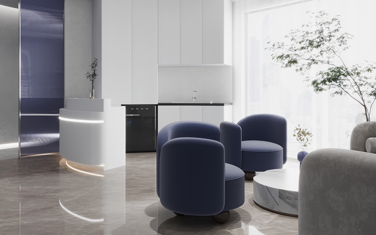 徐匯區1080平美容機構設計布局效果-第1張圖片-上海古都建筑設計集團 徐匯區1080平美容機構設計布局效果-第1張圖片-上海古都建筑設計集團