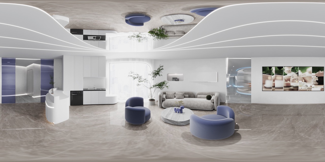 徐匯區1080平美容機構設計布局效果-第5張圖片-上海古都建筑設計集團 徐匯區1080平美容機構設計布局效果-第5張圖片-上海古都建筑設計集團