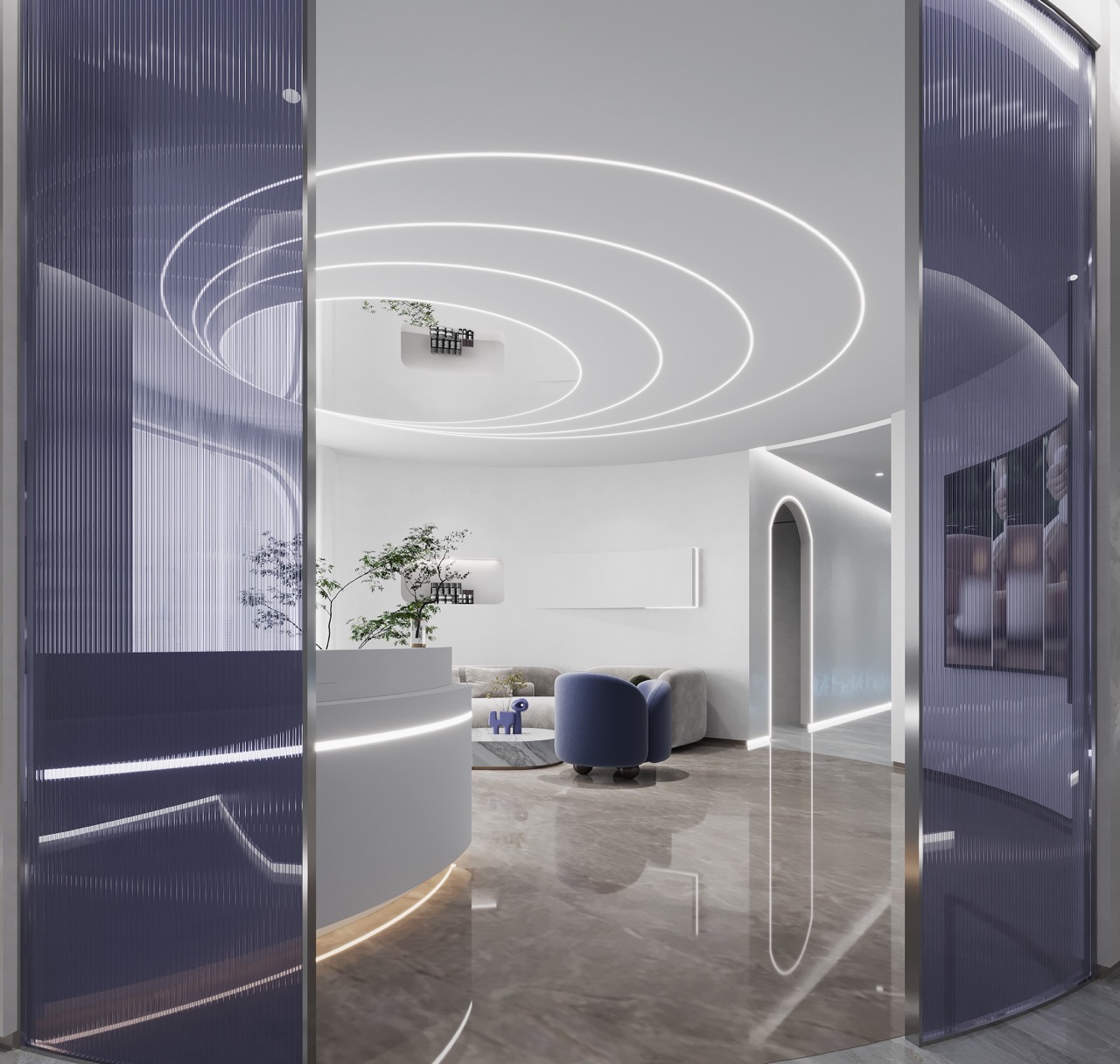 徐匯區1080平美容機構設計布局效果-第7張圖片-上海古都建筑設計集團 徐匯區1080平美容機構設計布局效果-第7張圖片-上海古都建筑設計集團