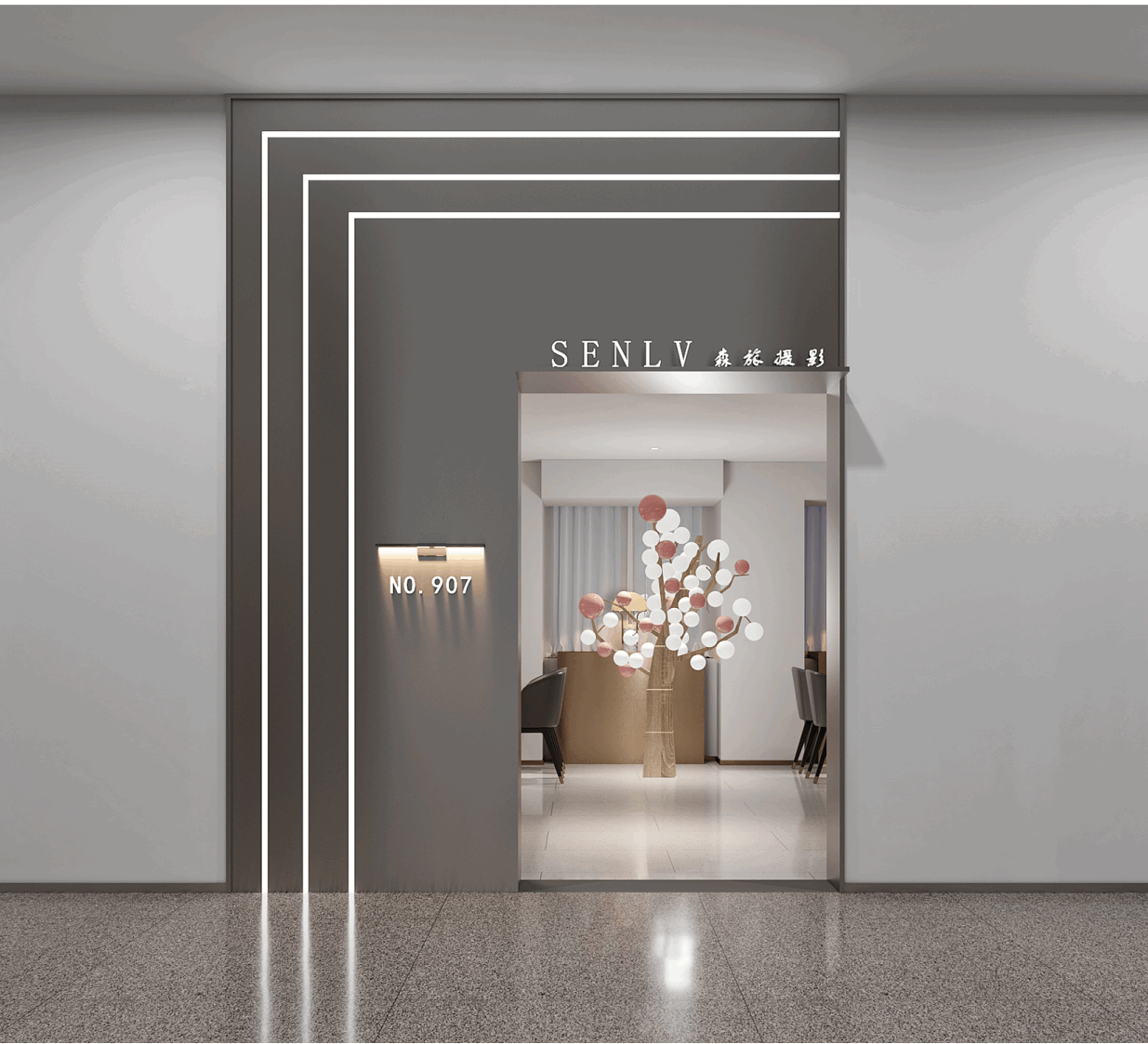 松江區1230平婚紗攝影設計布局效果-第2張圖片-上海古都建筑設計集團 松江區1230平婚紗攝影設計布局效果-第2張圖片-上海古都建筑設計集團