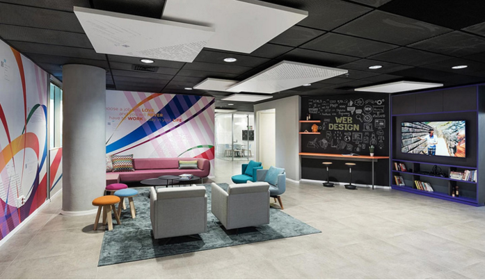 上海辦公設計-技術服務公司辦公室設計布局-第2張圖片-上海古都建筑設計集團 上海辦公設計-技術服務公司辦公室設計布局-第2張圖片-上海古都建筑設計集團