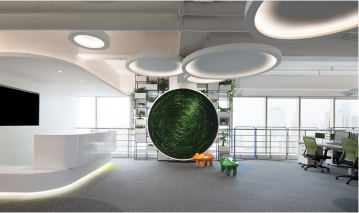 松江1000平餐飲公司辦公室裝潢設計圖-第2張圖片-上海古都建筑設計集團 松江1000平餐飲公司辦公室裝潢設計圖-第2張圖片-上海古都建筑設計集團