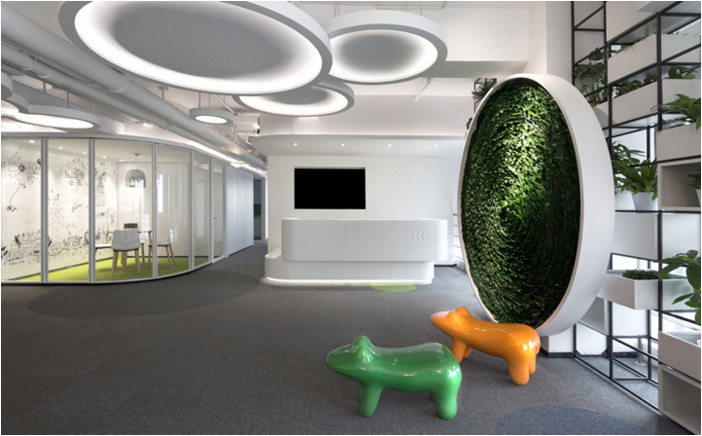 松江1000平餐飲公司辦公室裝潢設計圖-第4張圖片-上海古都建筑設計集團 松江1000平餐飲公司辦公室裝潢設計圖-第4張圖片-上海古都建筑設計集團