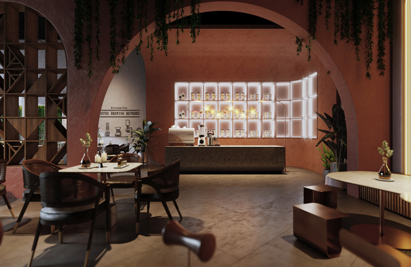 500平米咖啡廳設計裝修布局效果-第2張圖片-上海古都建筑設計集團 500平米咖啡廳設計裝修布局效果-第2張圖片-上海古都建筑設計集團
