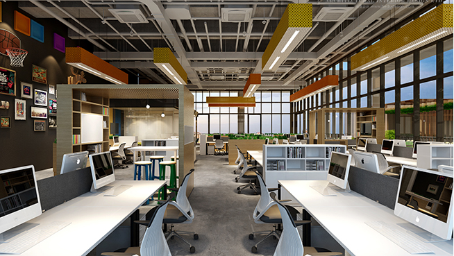 網絡傳媒公司辦公室設計裝潢實景圖-第3張圖片-上海古都建筑設計集團 網絡傳媒公司辦公室設計裝潢實景圖-第3張圖片-上海古都建筑設計集團