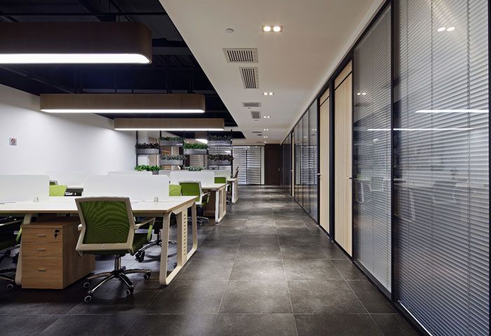 房地產公司辦公空間裝修設計圖-第2張圖片-上海古都建筑設計集團 房地產公司辦公空間裝修設計圖-第2張圖片-上海古都建筑設計集團